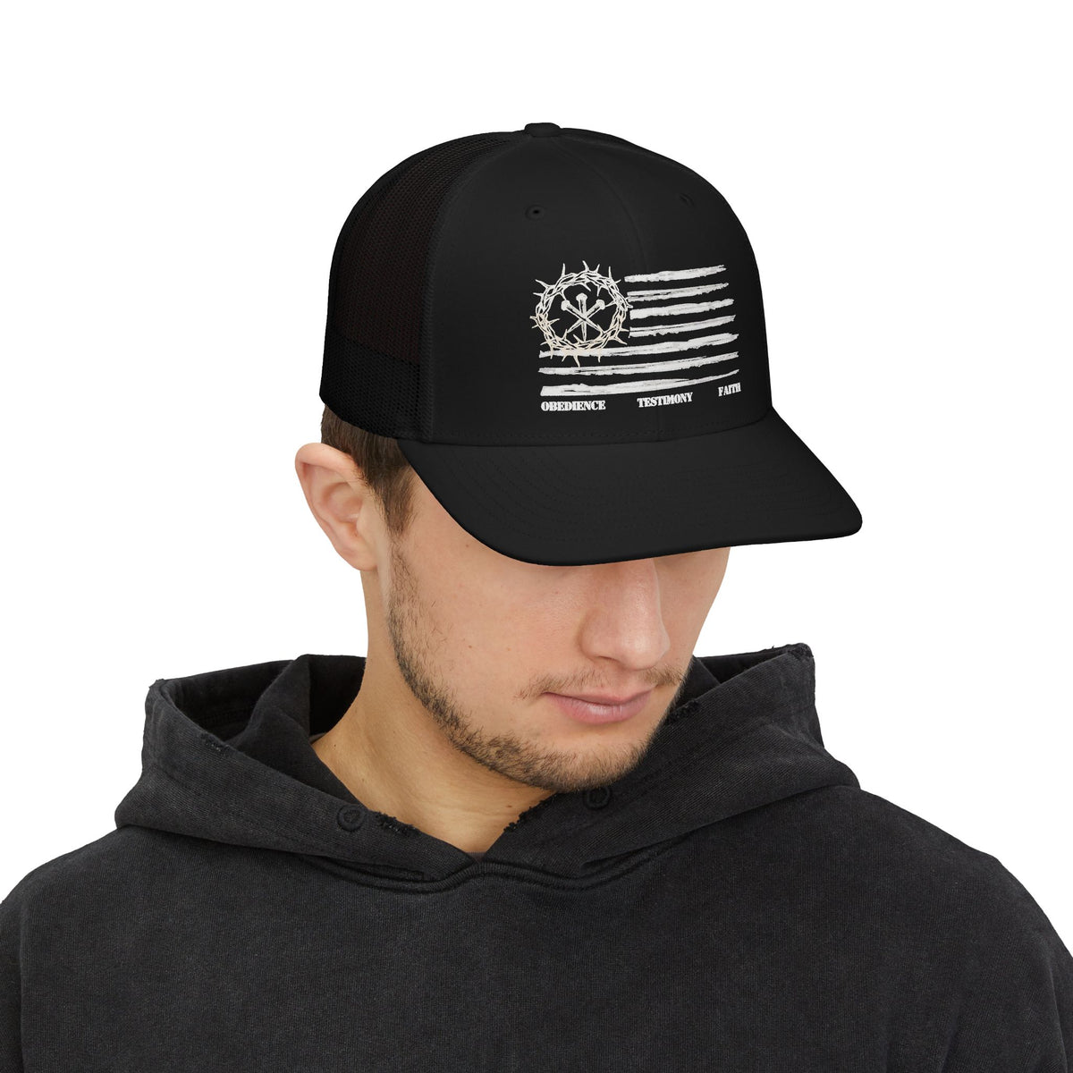 God's Kingdom Snapback Trucker Cap — Obedience Testimony Faith Hat
