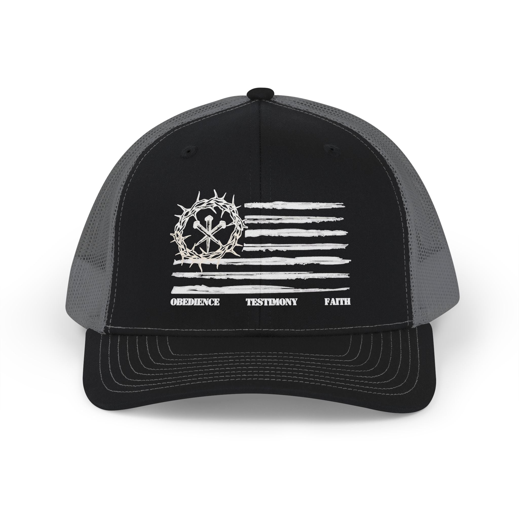 God's Kingdom Snapback Trucker Cap — Obedience Testimony Faith Hat