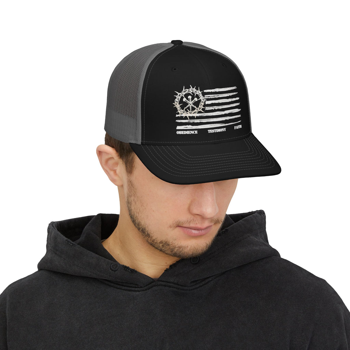 God's Kingdom Snapback Trucker Cap — Obedience Testimony Faith Hat