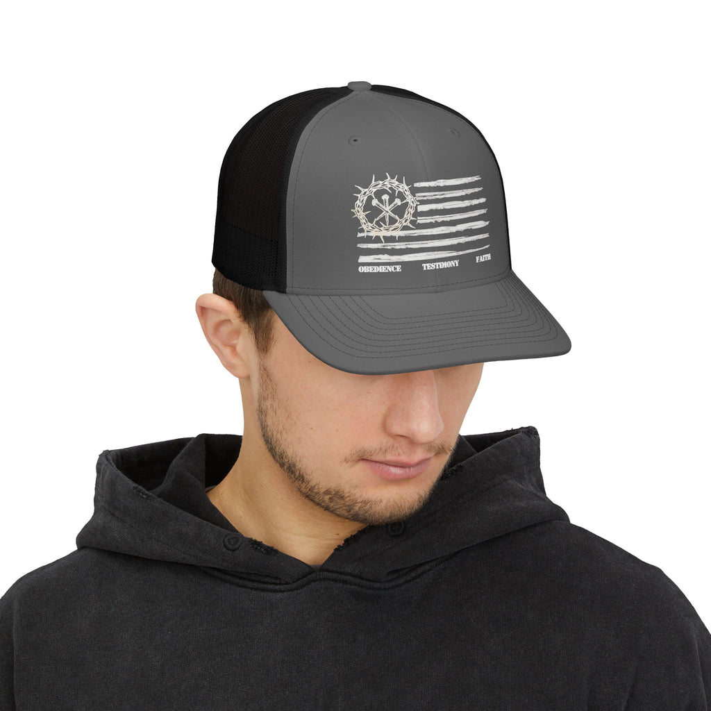 God's Kingdom Snapback Trucker Cap — Obedience Testimony Faith Hat