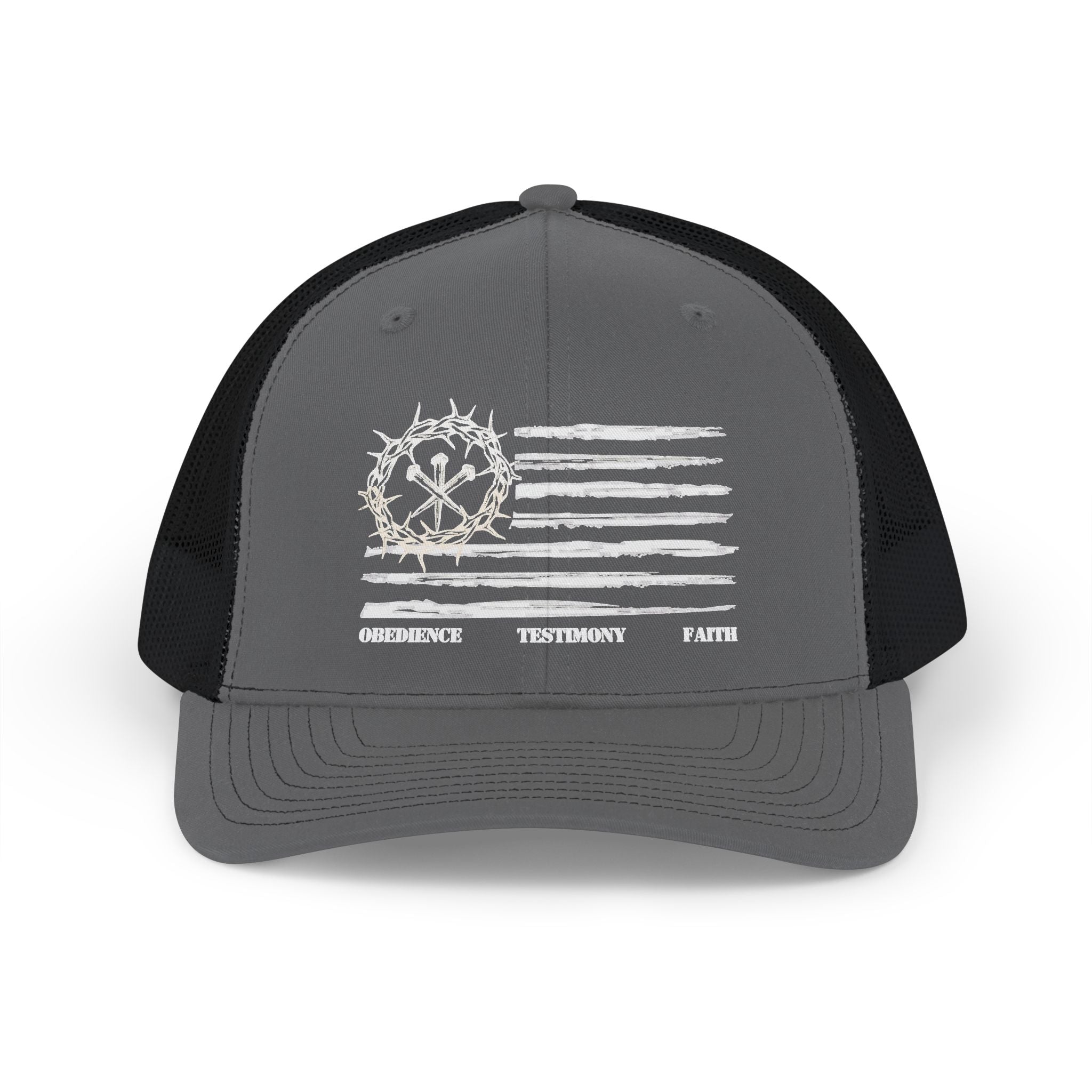 God's Kingdom Snapback Trucker Cap — Obedience Testimony Faith Hat
